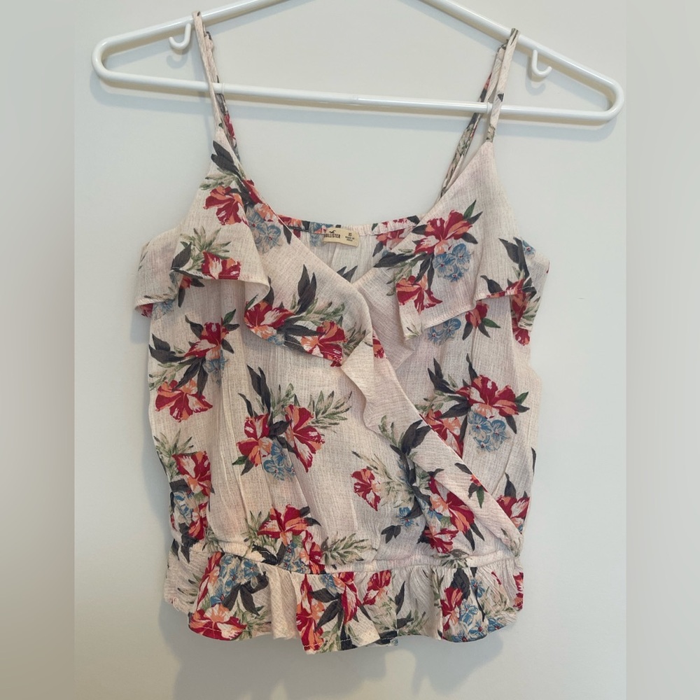 Summer Ruffles top size XS ( HOLLISTER )